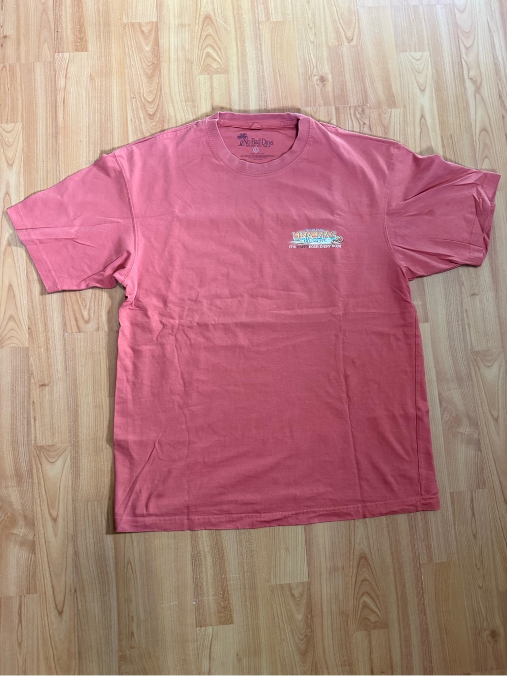 Coral Short Sleeve Logo Tee
